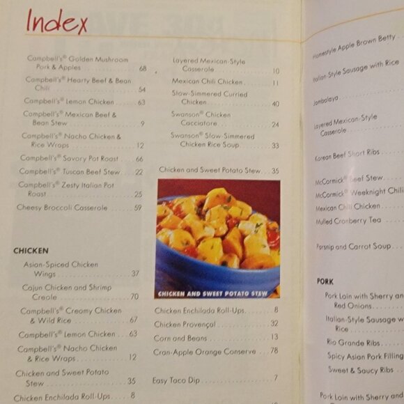 Vintage Cookbook Lot Pampered Chef Crock pot recipes Betty Crocker Food Pasta - Picture 6 of 14